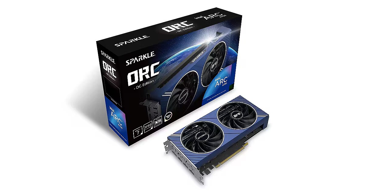 Sparkle Intel Arc A750, 8GB GDDR6, ORC OC (SA750C-800C)