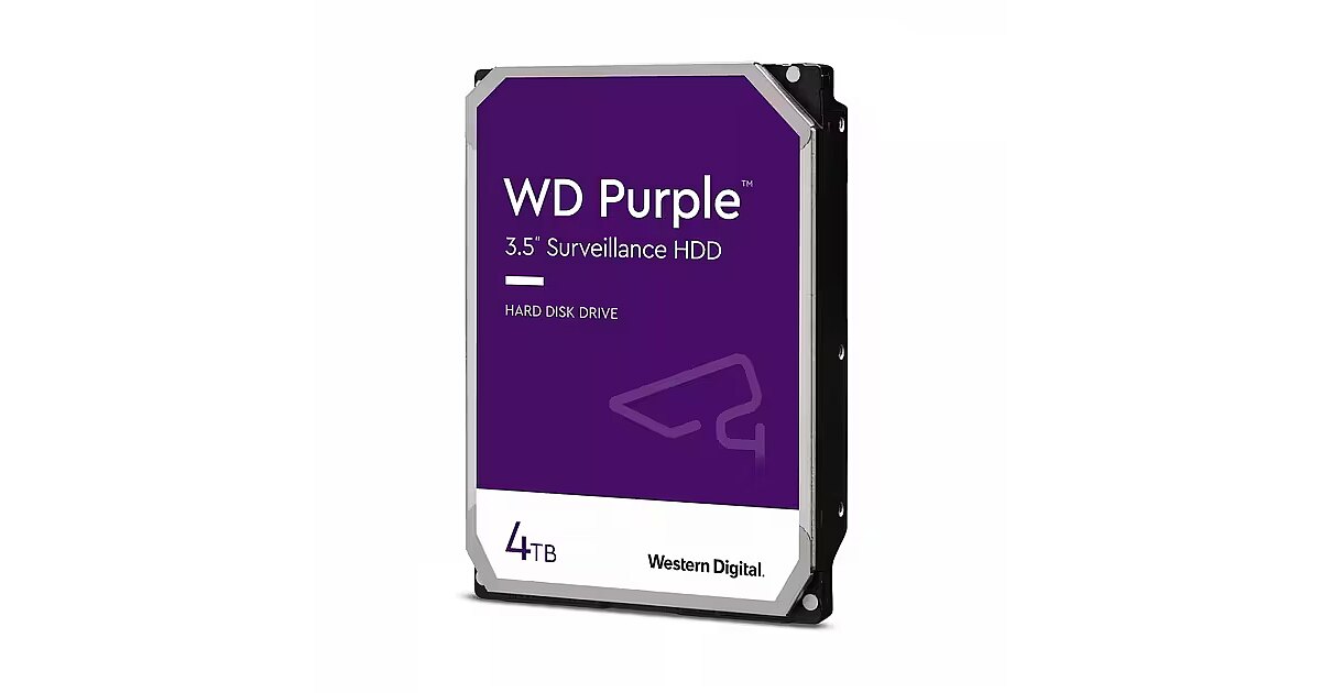 Western Digital 4TB, 5400rpm, 256MB, SATA III, Purple (WD43PURZ)