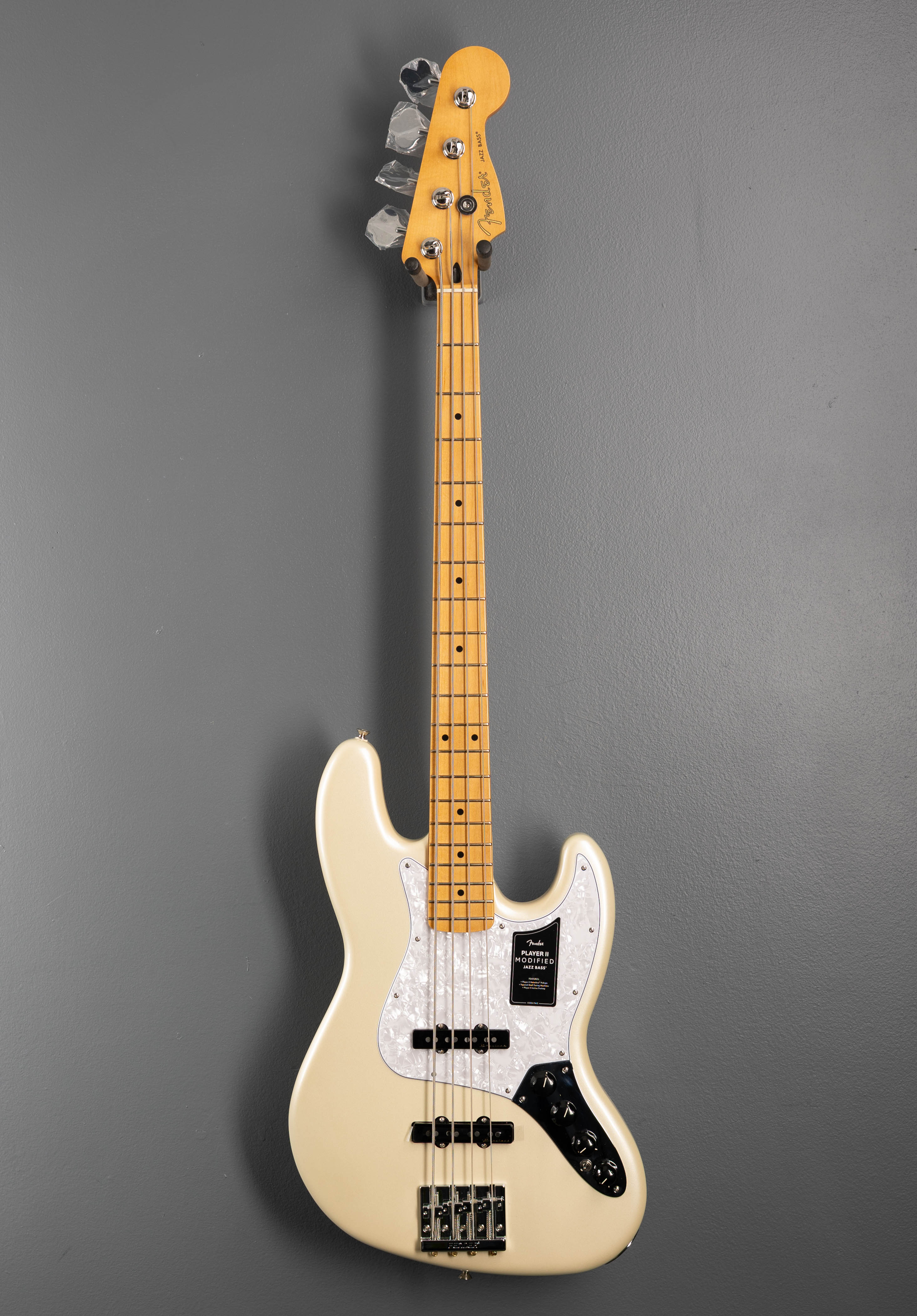 Player II Modified Active Jazz Bass - Olympic Pearl – Dave's