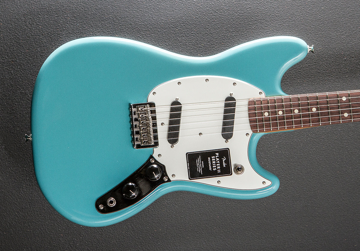 Player II Mustang - Aquatone Blue – Dave's Guitar Shop