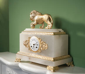 F-9B-62B-SET Clock and Candelabra Set – David Michael Furniture