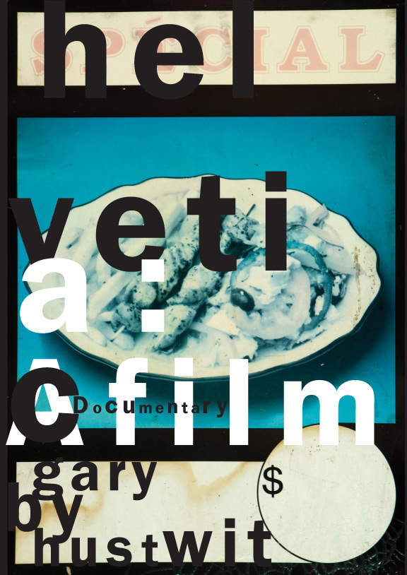 two posters for the film, Helvetica by gary hustwit | david carson