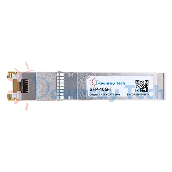 MikroTik S+RJ10 互換 10Gbps SFP+ 10GBASE-T 30m CAT6a/CAT7 RJ45 銅