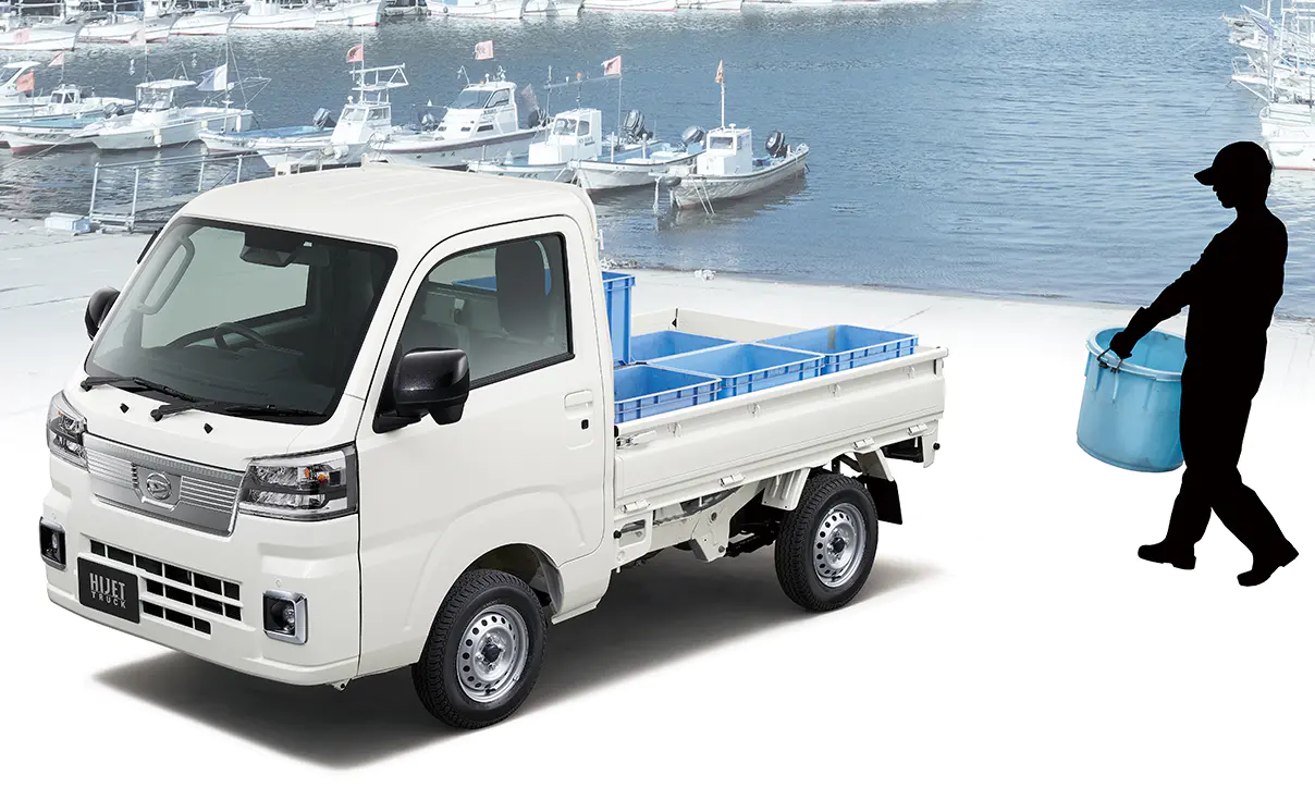 公式】ハイゼットトラックの外観・室内空間｜ダイハツ