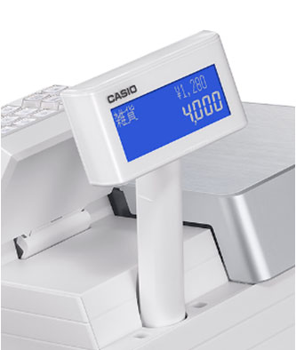 カシオ SR-S4000 新製品！ Bluetoothでスマホと連動！軽減税率対応