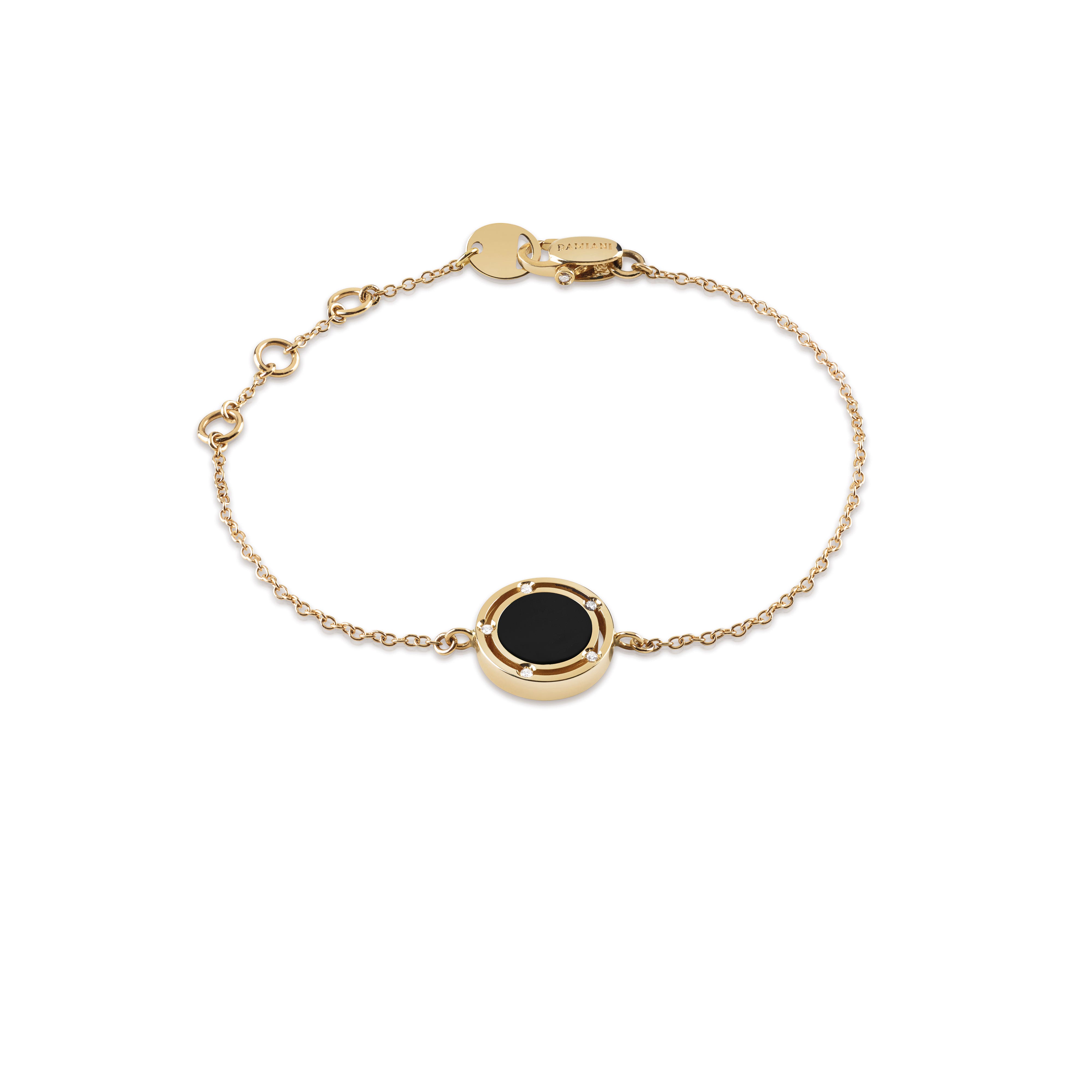 イエローゴールド、ダイヤモンド ブレスレット - Damiani D.SIDE