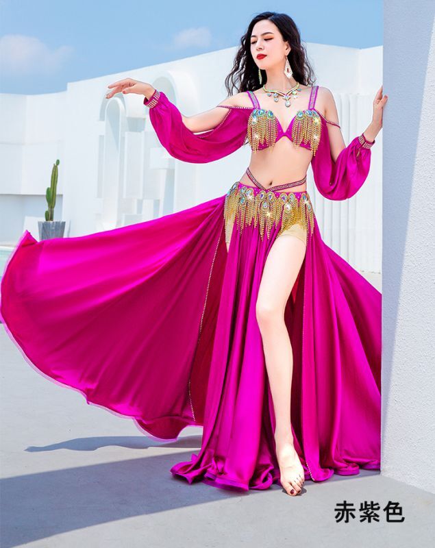 ベリーダンス衣装コスチューム--ブラ＋スカートYC096 - DanceQueen踊姫