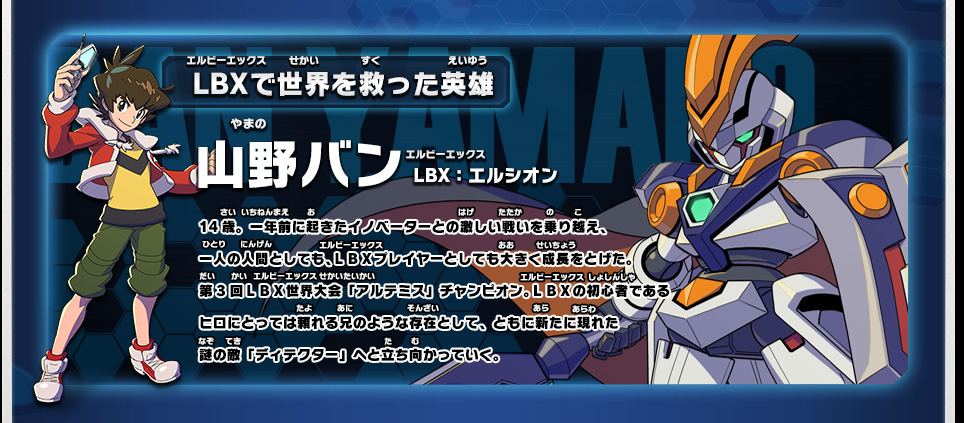 キャラクター&ストーリー｜ダンボール戦機W 超カスタム