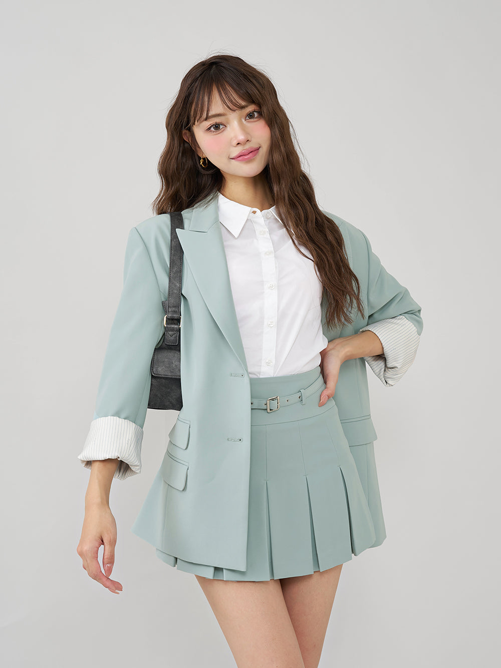 レイヤードライクロゴニットトップス – Darich (ダーリッチ)