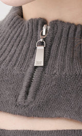 ステッチリボンオープンニットトップス – Darich (ダーリッチ)