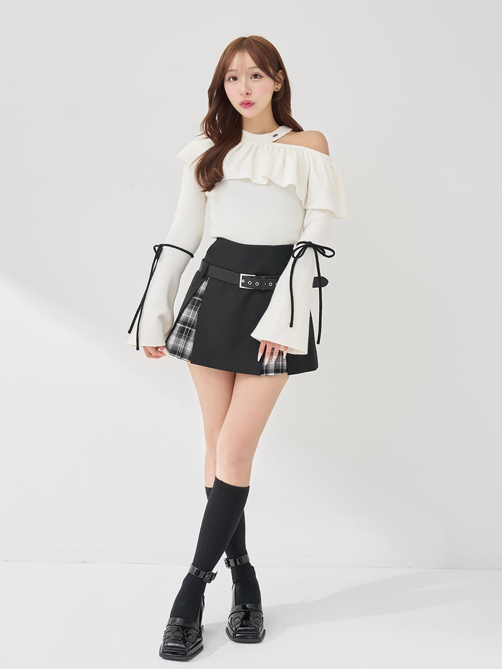 ベルスリーブフリルニットトップス – Darich (ダーリッチ)