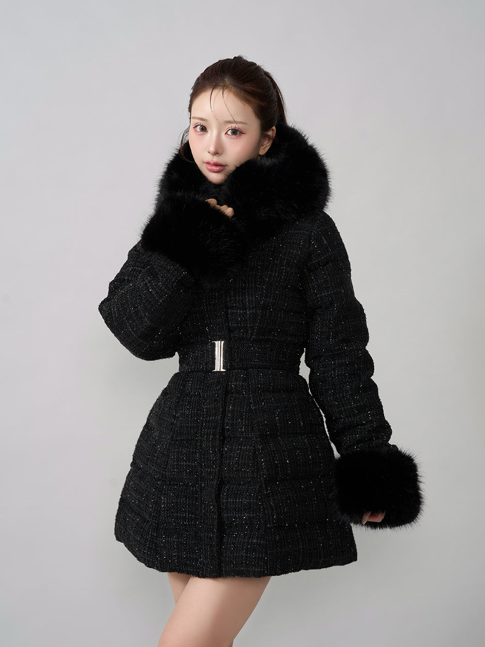 レディミディツイードダウンコート – Darich (ダーリッチ)