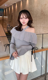 ベルスリーブフリルニットトップス – Darich (ダーリッチ)