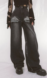 ダメージルーズデニムパンツ – Darich (ダーリッチ)