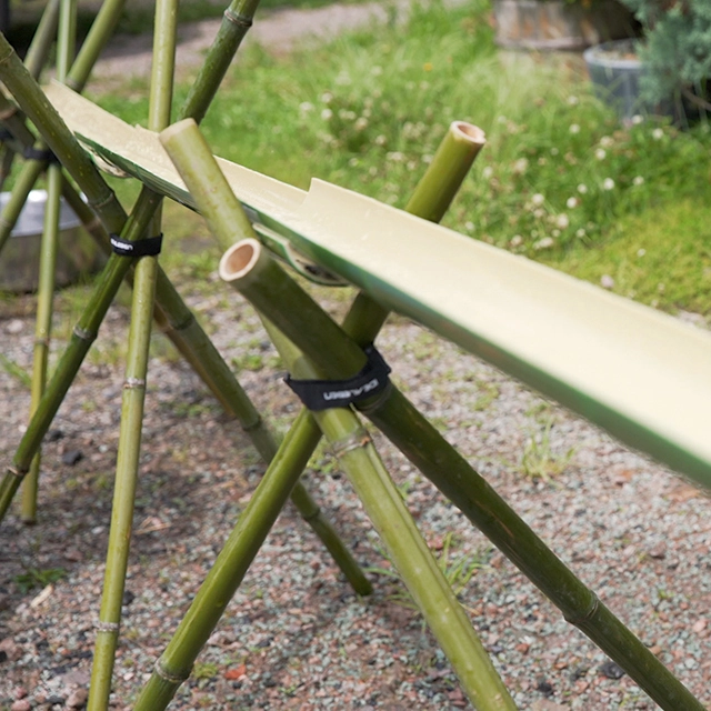 流しそうめん プラ竹水路・長脚セット Bのレンタル | 流しそうめん