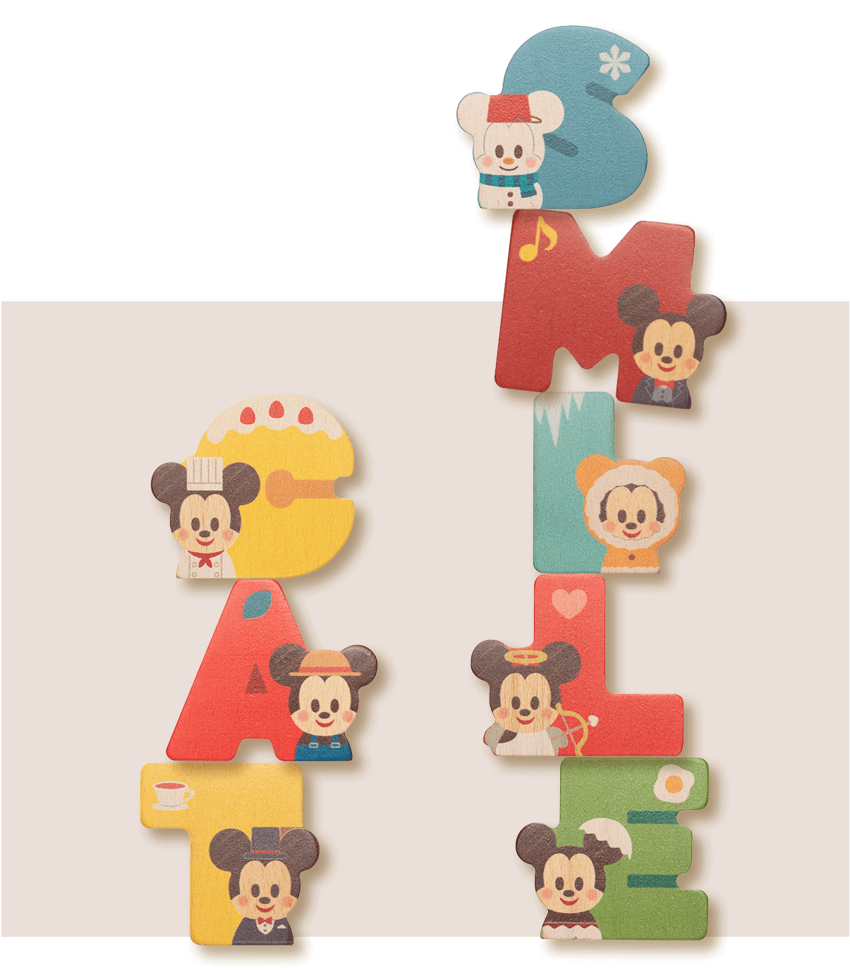 Disney|KIDEA アルファベットセット[DADWAY ダッドウェイオンラインストア]