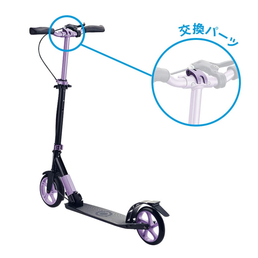 ハンドルクランプ/ラベンダー【Fタイプ】(ラベンダー): おもちゃ