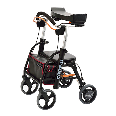 抑速ブレーキ付前腕支持型歩行車 コンパルリハモ | ダスキンヘルス