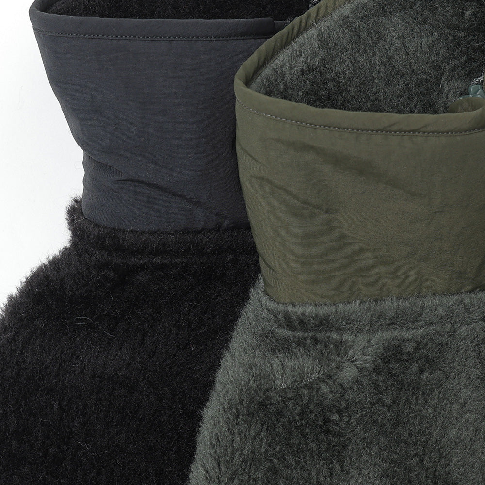 Graphpaper) Wool Boa Zip-Up Blouson (GU253-30474) | Graphpaper