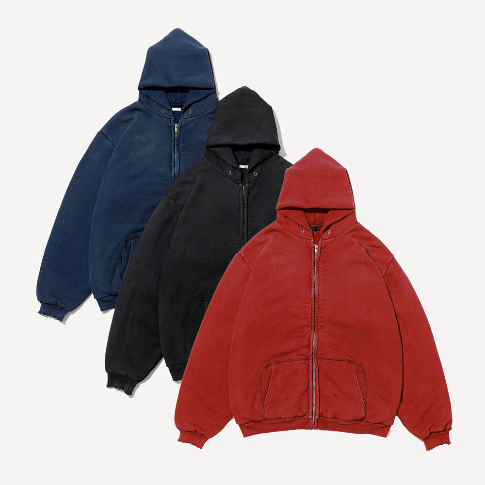 A.PRESSE Vintage Zip Sweat Hoodie 25AAP-05-12 (25AAP-05-12) | A