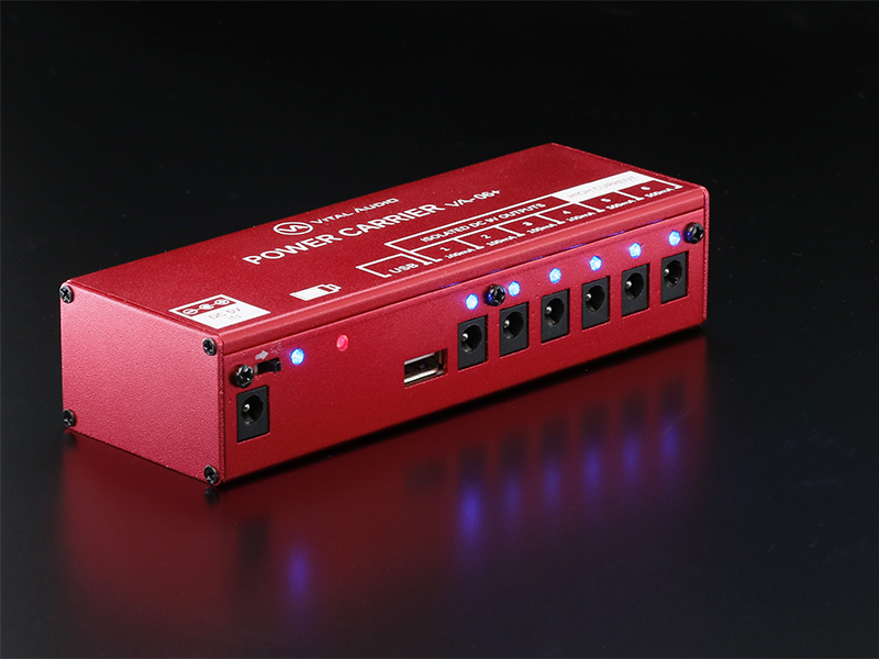 Vital Audio／POWER CARRIER VA-06+】エフェクト・ペダル用充電式