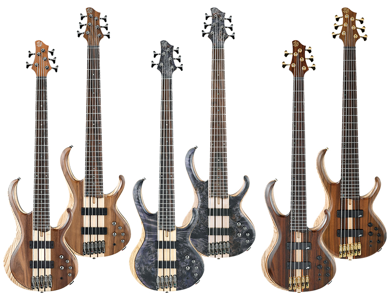 NAMM2017〉【IBANEZ／BTB】多弦ベースの人気シリーズが2017年仕様に