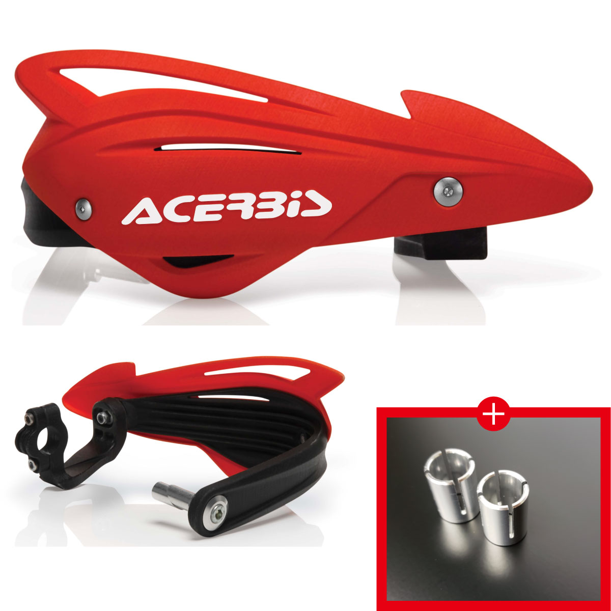 ACERBIS TRI FITハンドガード スチールハンドル対応セット