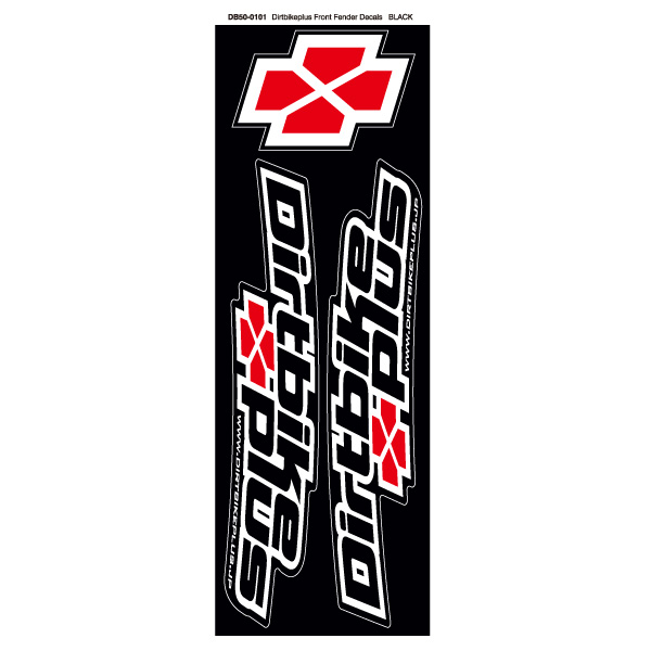 DIRTBIKEPLUS フロントフェンダーデカール| Dirtbikeplus (ダート