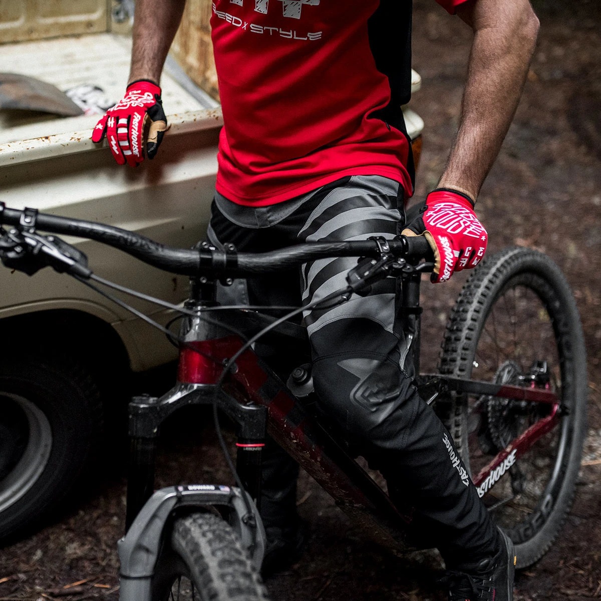 FASTHOUSE(MTB) ファストライン2 MTBパンツ チャコール| Dirtbikeplus