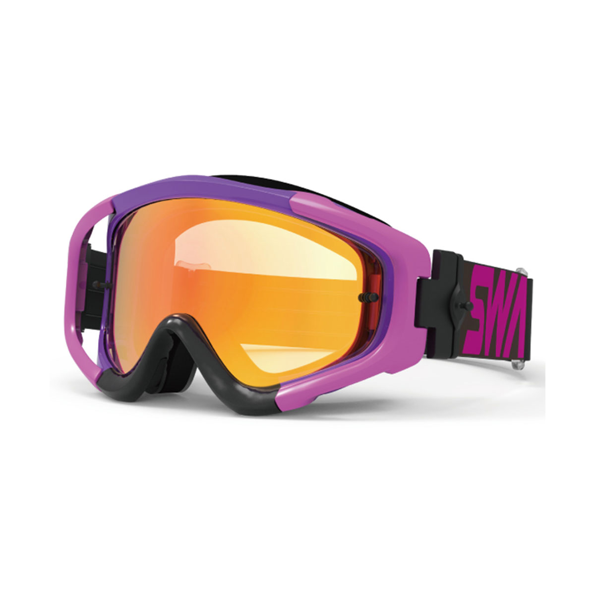 SWANS MX-TALON-M ゴーグル ブラック/ピンク| Dirtbikeplus (ダート