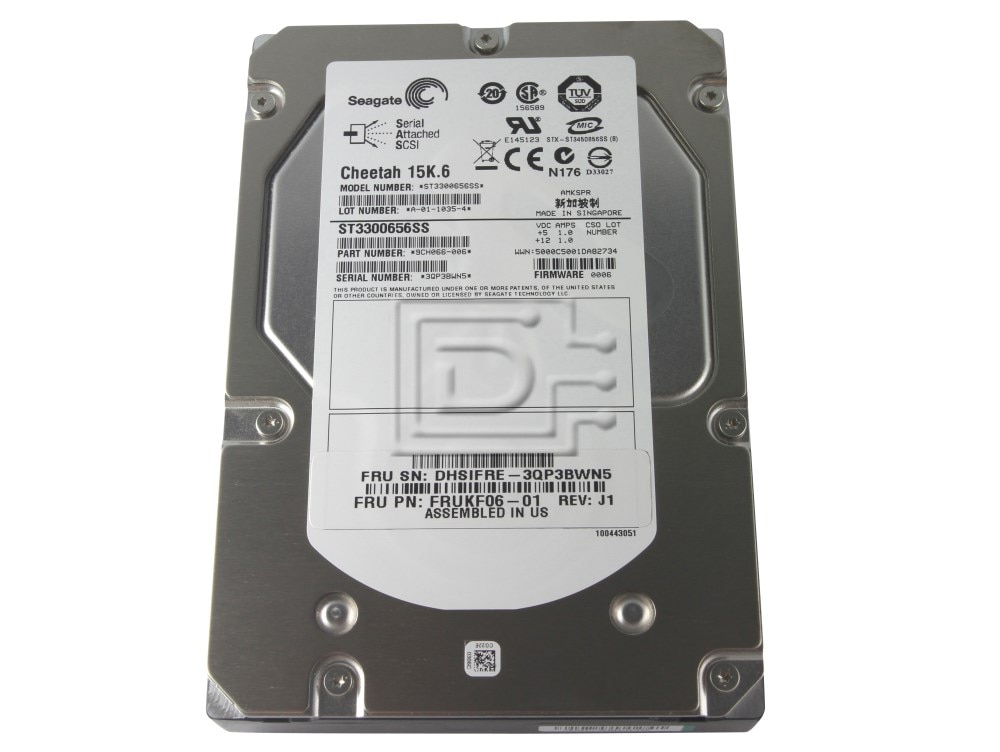 Seagate Cheetah 15K.6 ST3300656SS SAS Hard Drives
