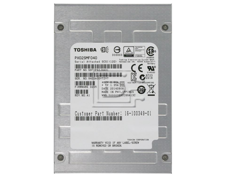 Toshiba PX02SMF040 400GB 2.5
