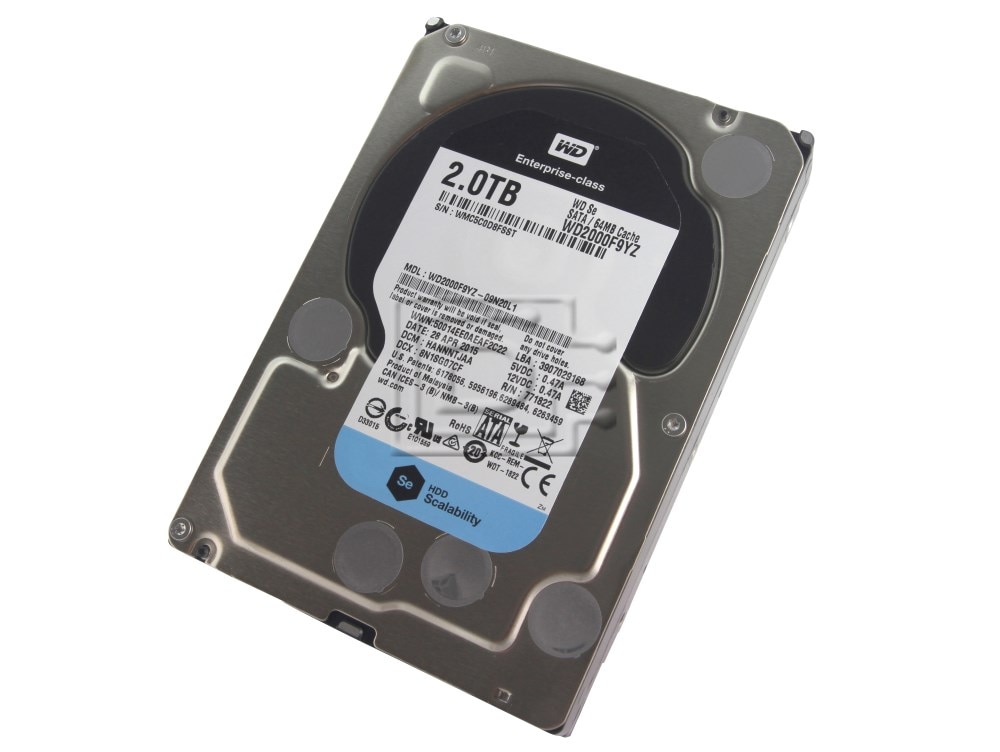 Western Digital Se WD2000F9YZ 2TB 7.2K 3.5 inch 6 Gb/s Enterprise