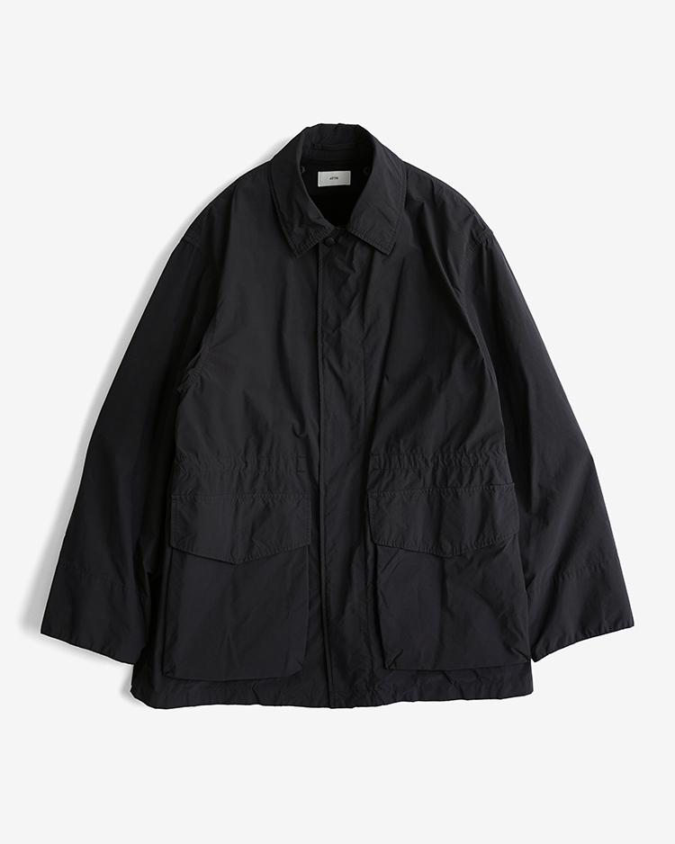 AIR WEATHER FIELD COAT / BLACK | ATON (MEN)(エイトン) | OUTER WEAR