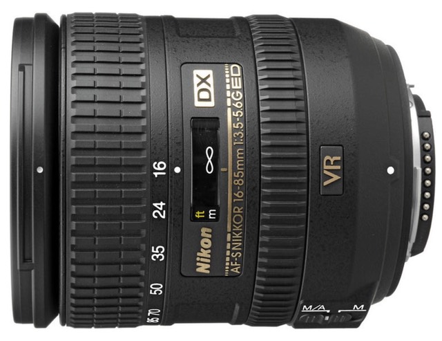 Nikkor 16-85mm f/3.5-5.6G AF-S ED VR DX Lens Specifications