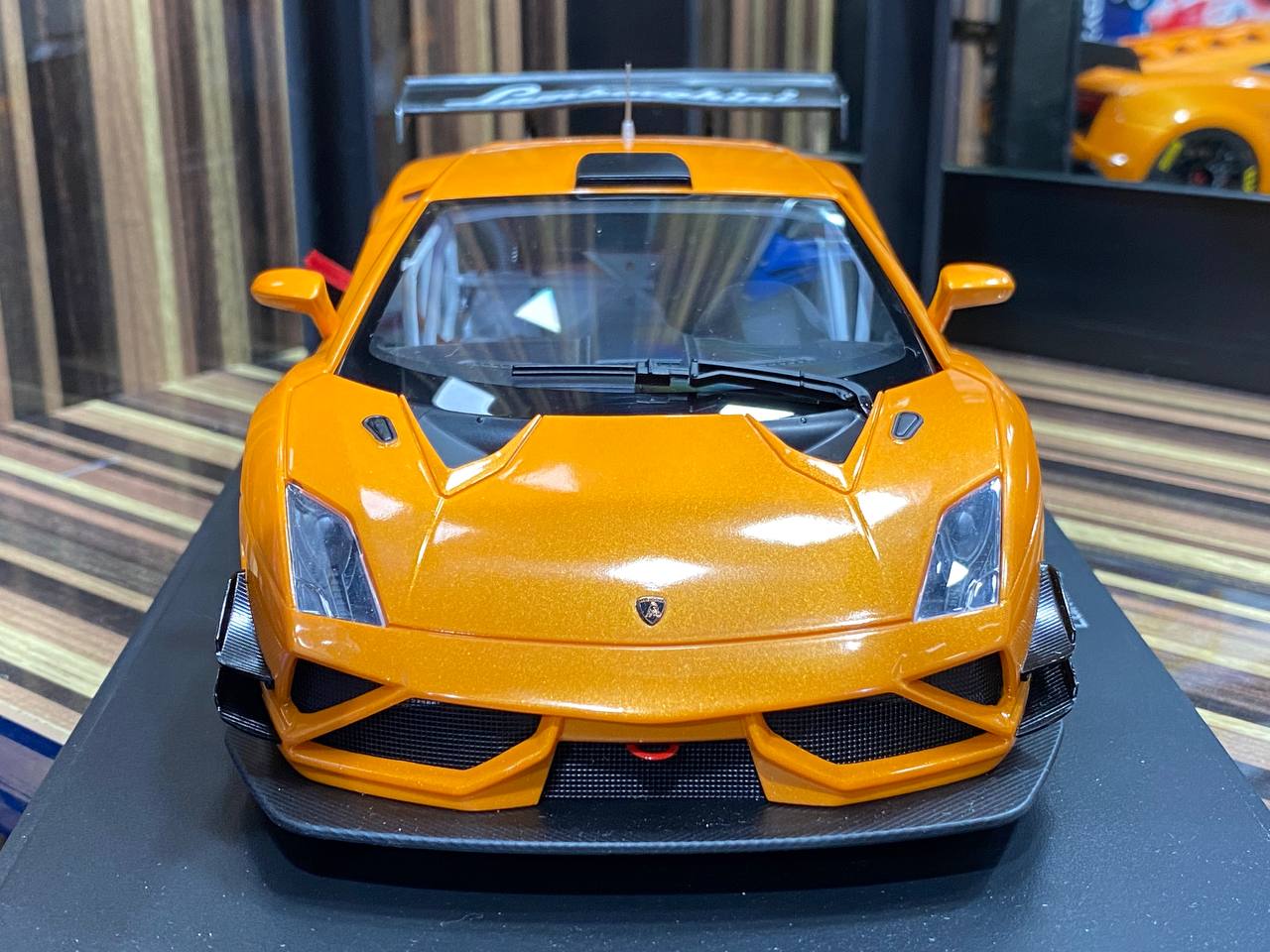 1/18 Diecast Lamborghini Gallardo GT3 FL2 Orange AUTOart Scale