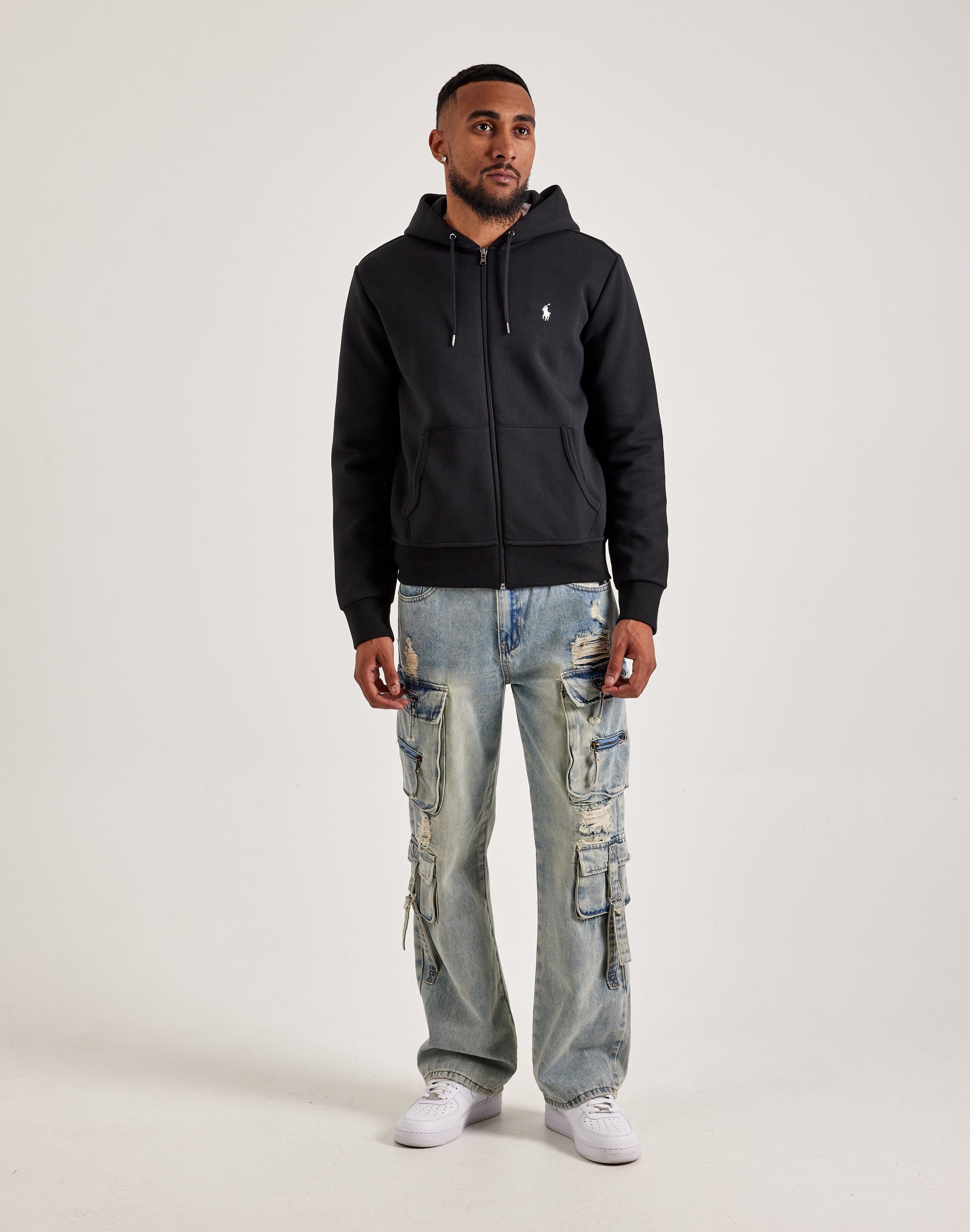Polo Ralph Lauren Double-Knit Full-Zip Hoodie – DTLR