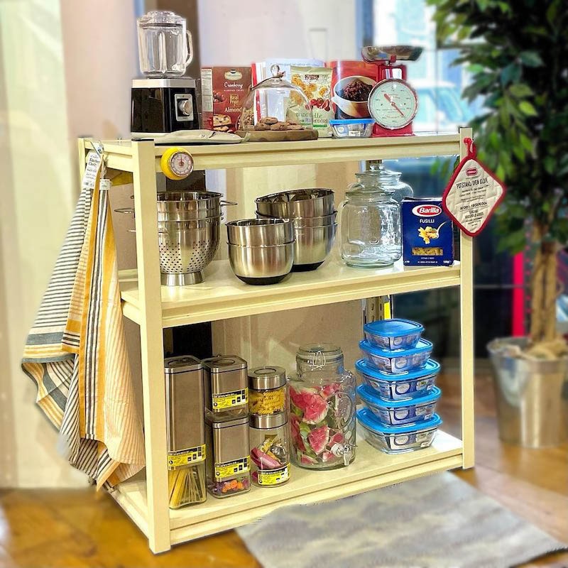 DULTON ONLINE SHOP | STEEL SHELF 3 LAYER IVORY(3 LAYER IVORY): 家具