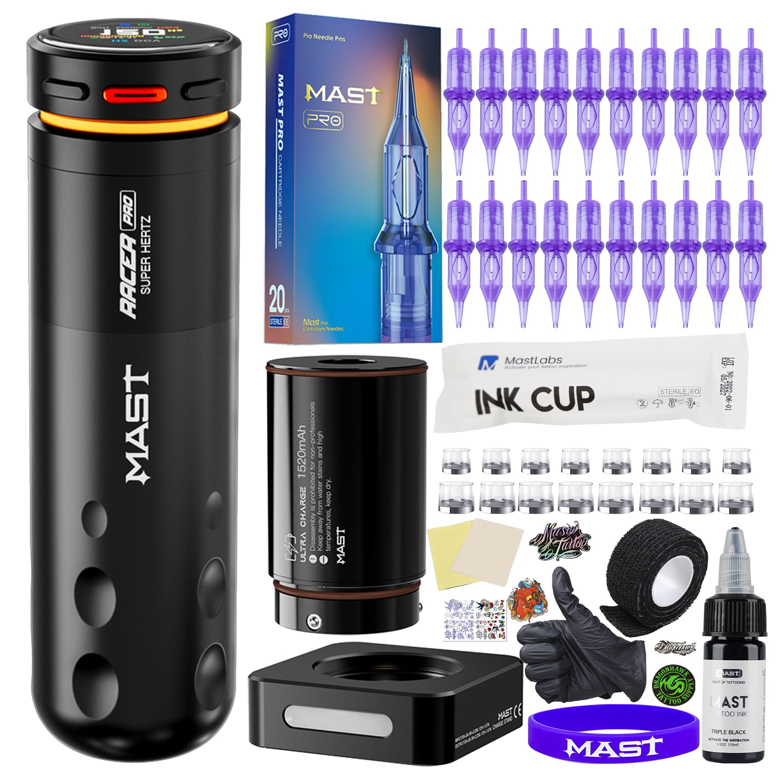 Mast Racer Pro Tattoo Gun Kit – DRAGONHAWK