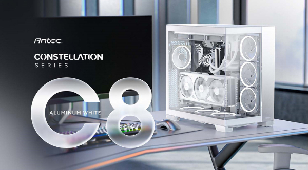 Antec、フロント部分にシックなアルミ製パネルを搭載した冷却型