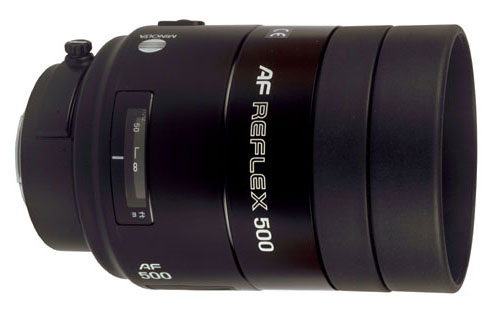 Minolta AF Reflex 500mm F8 A-mount lens info