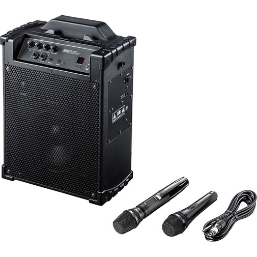 e-TREND｜サンワサプライ MM-SPAMP10 [ワイヤレスマイク付き拡声器