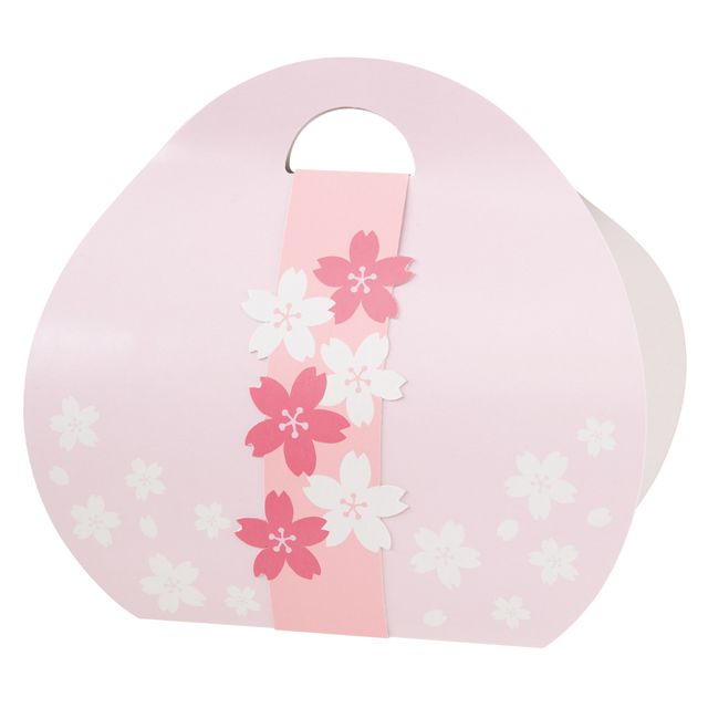 さくらギフトボックスバッグ型-M(W186×D70×H170): ギフトボックス