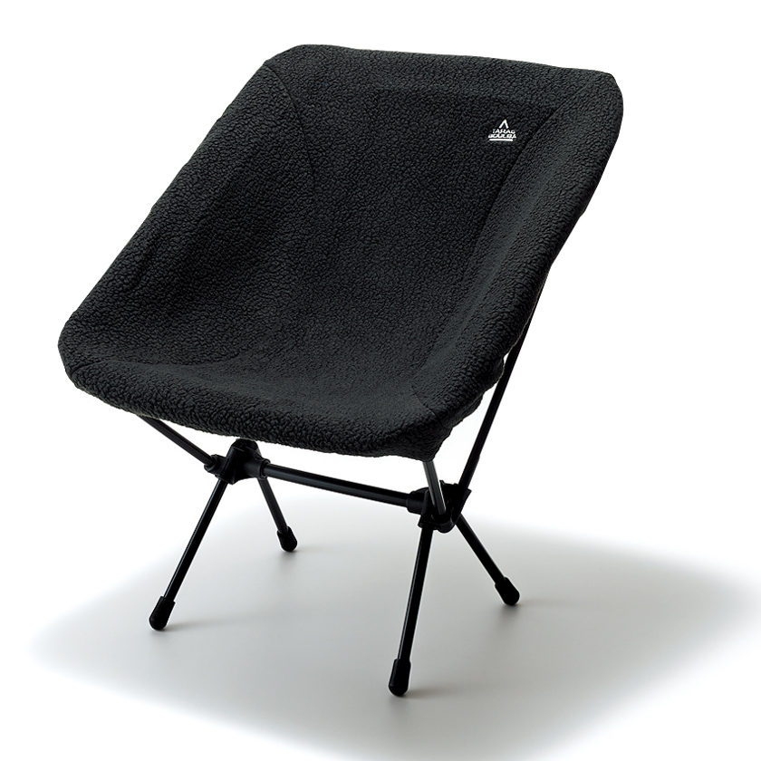 いつものチェアにカバーをプラスワンするだけ～で、冬場でもぬくぬく