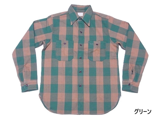WAREHOUSE[ウエアハウス] ネルシャツ A柄 3104 フランネルシャツ