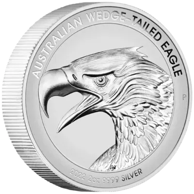 Buy 2 oz Silver Coin - Wedge-Tailed Eagle - High Relief - 2022