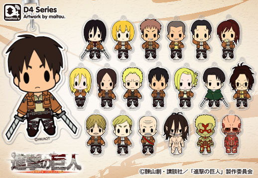 進撃の巨人 カップインシリーズ 第4弾 アクキー 進撃の巨人