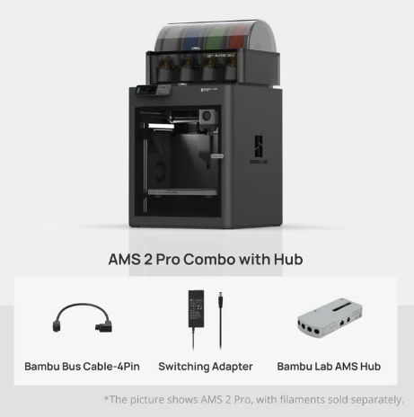 Bambu P1S AMS Combo 3D Printer
