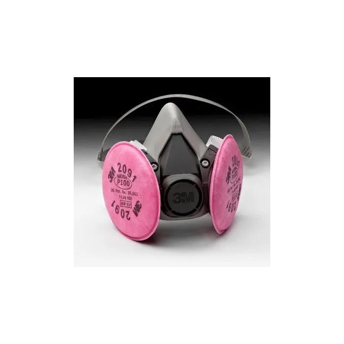 3M 6191 Half Mask with 2091 P100 Filters (1 Mask + 2 Filters) | 3M
