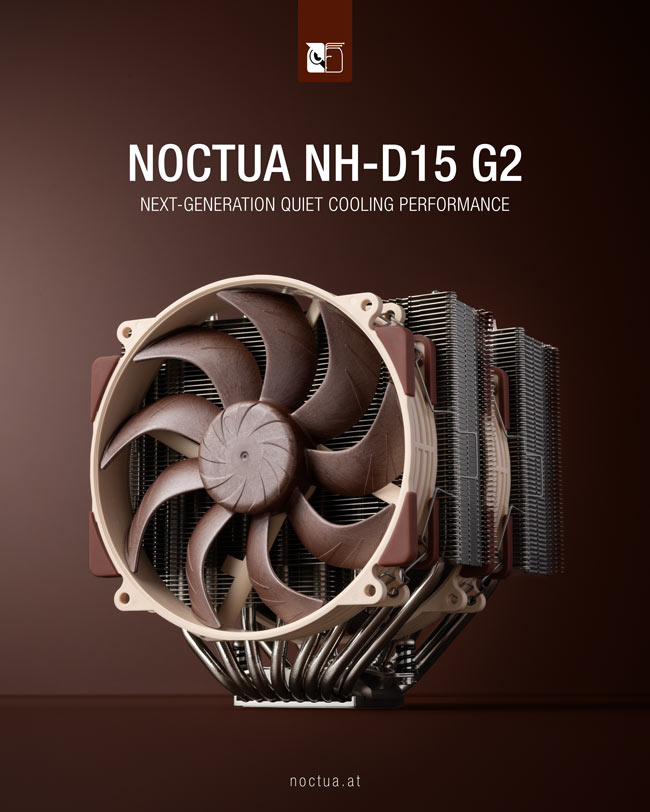 Noctua releases its NH-D15 G2 next-gen flagship model CPU cooler